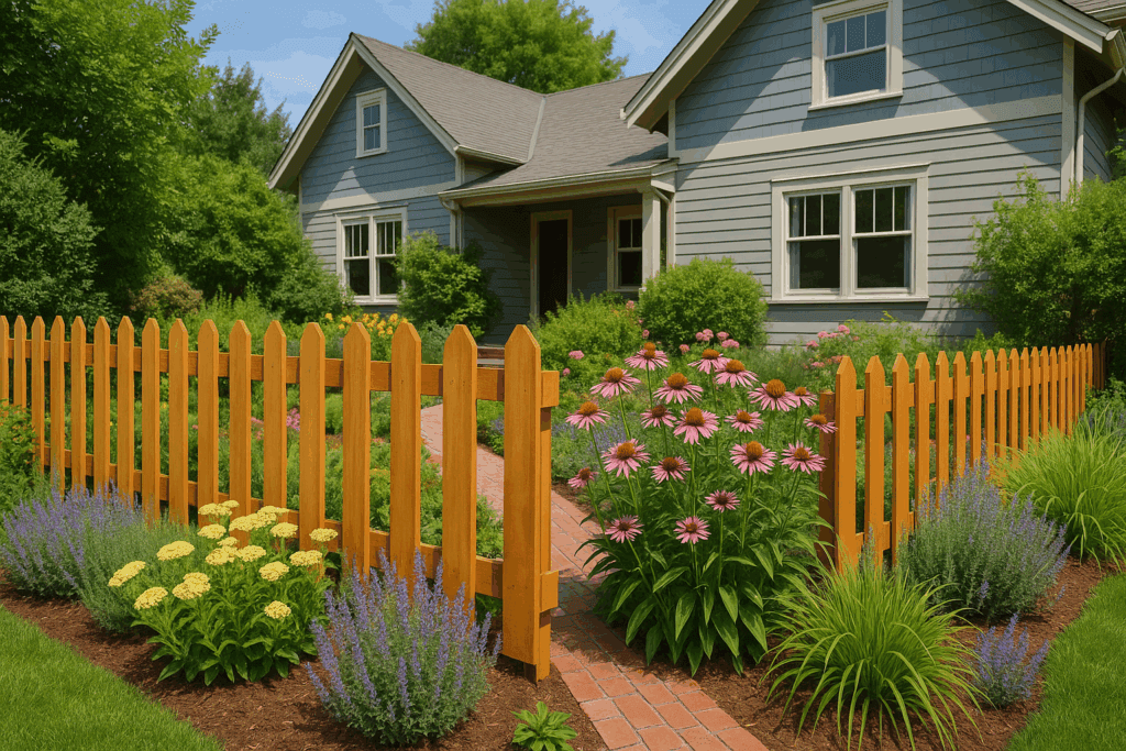 Read more about the article How to Incorporate a Wood Picket Fence in Your Garden Design
